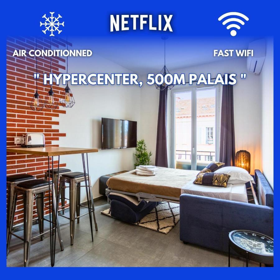 Relaxhome - Hypercentre - Clim - Netflix 戛纳 外观 照片